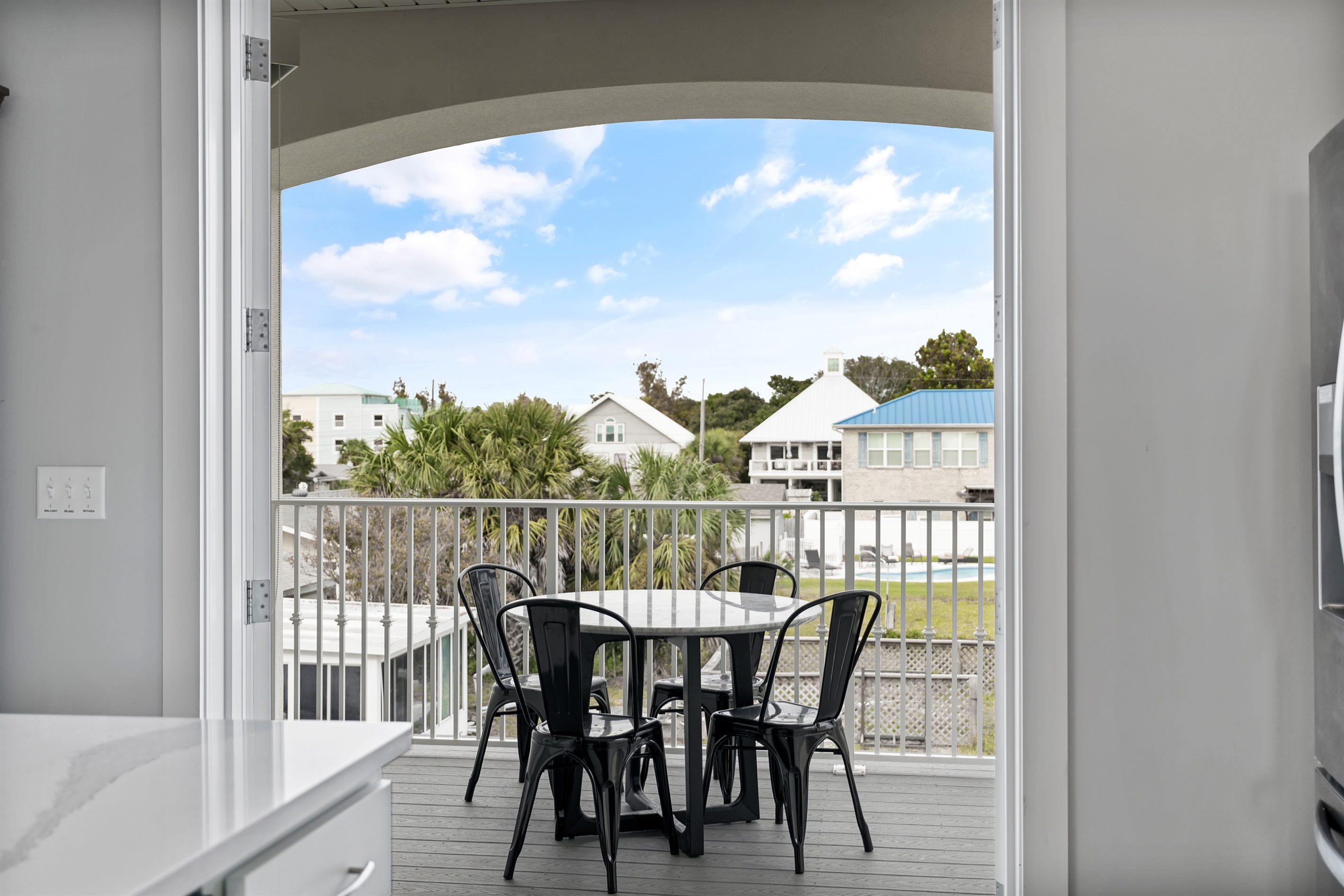 Dining Table on 2nd Floor Balcony