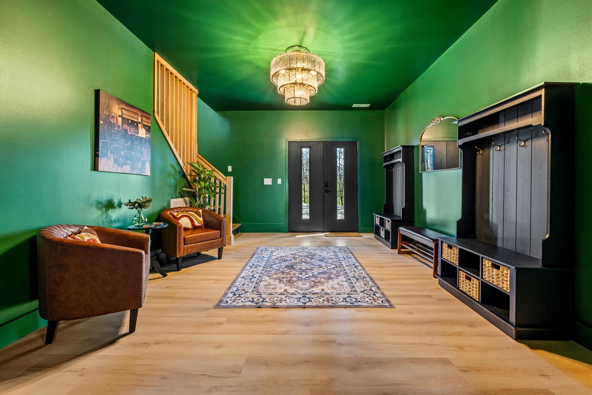 {Entry Lounge}
Step inside and feel Summit immediately — rich tones, layered lighting, and a space designed to welcome you in and slow everything down.