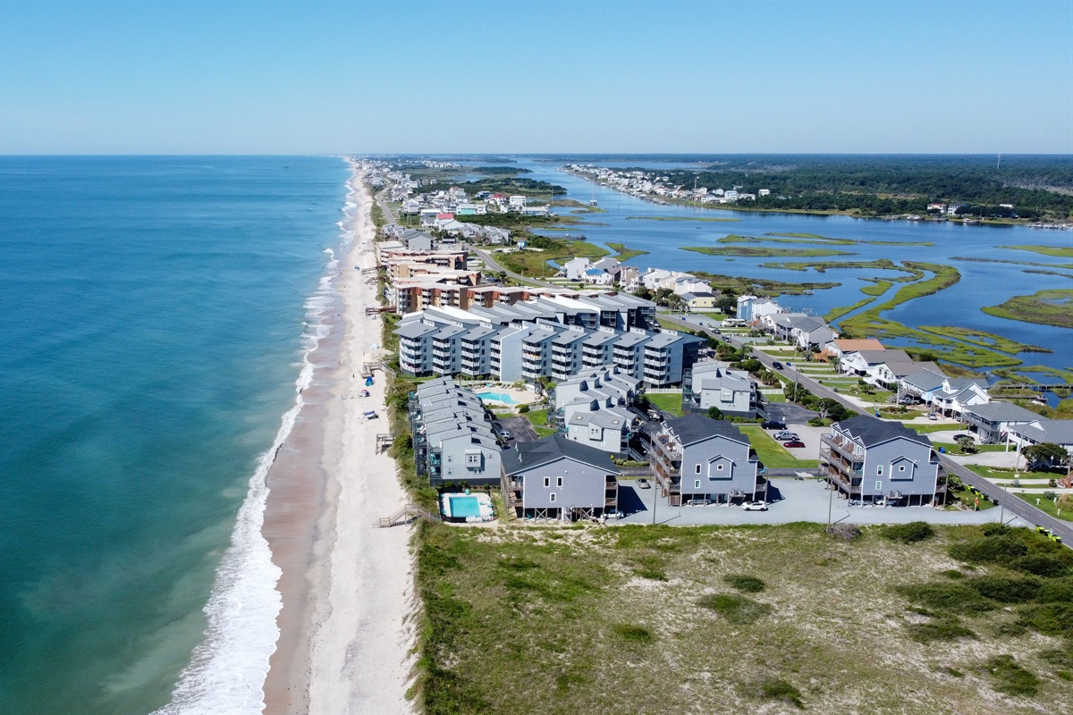 Between ocean and sound!