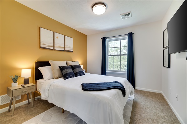 A comfortable, plushy mattress will have you sleeping on clouds.