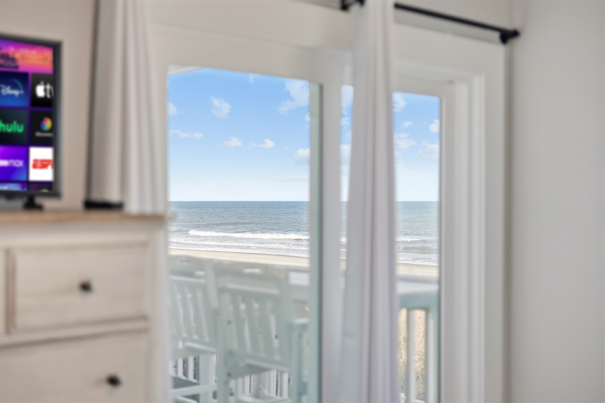 Another beautiful view from the bedroom!