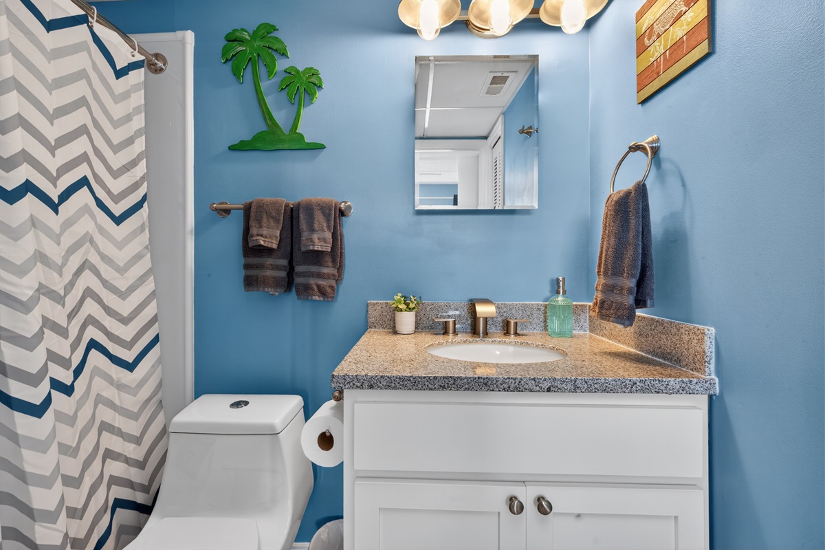 Private Bath (front bedroom)