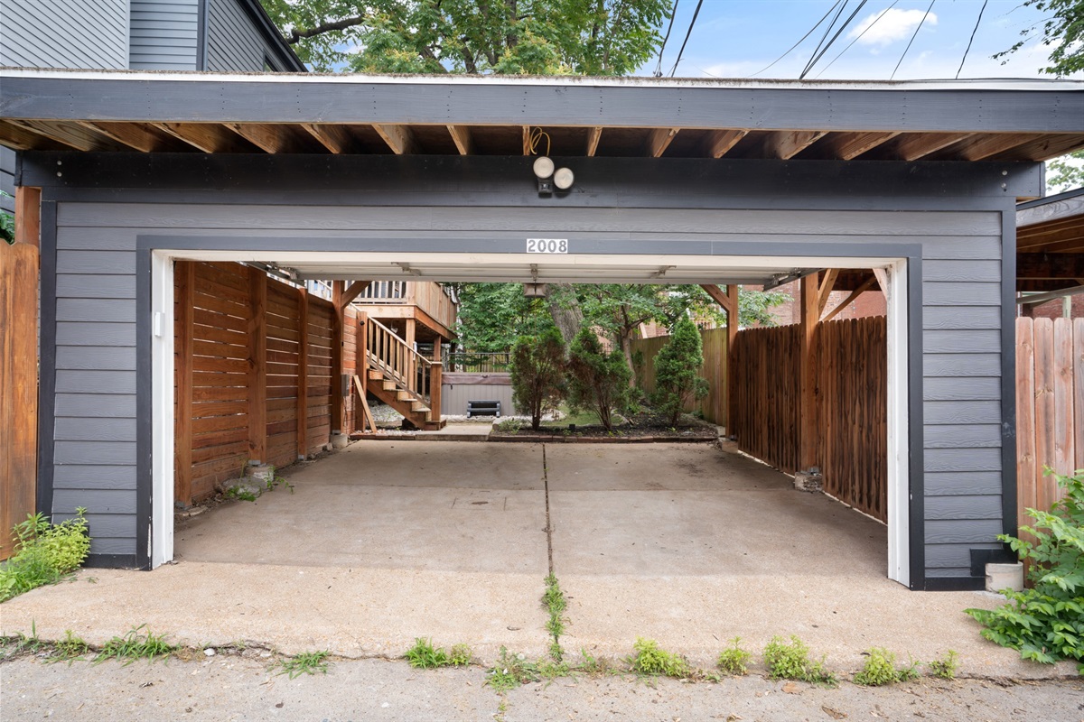 Covered garage parking helps keep your vehicles secure and protected year-round.