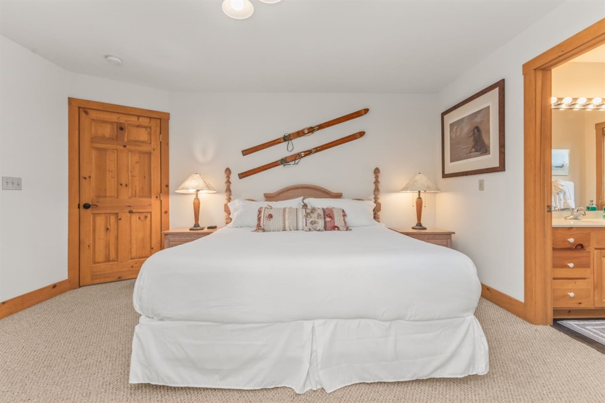 Upstairs Bedroom 2 with King Bed