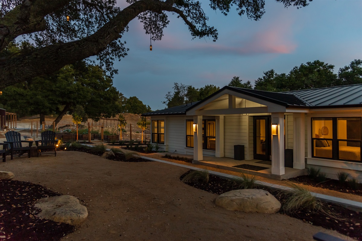 A beautifully lit haven, offering guests a sense of calm the moment they arrive.