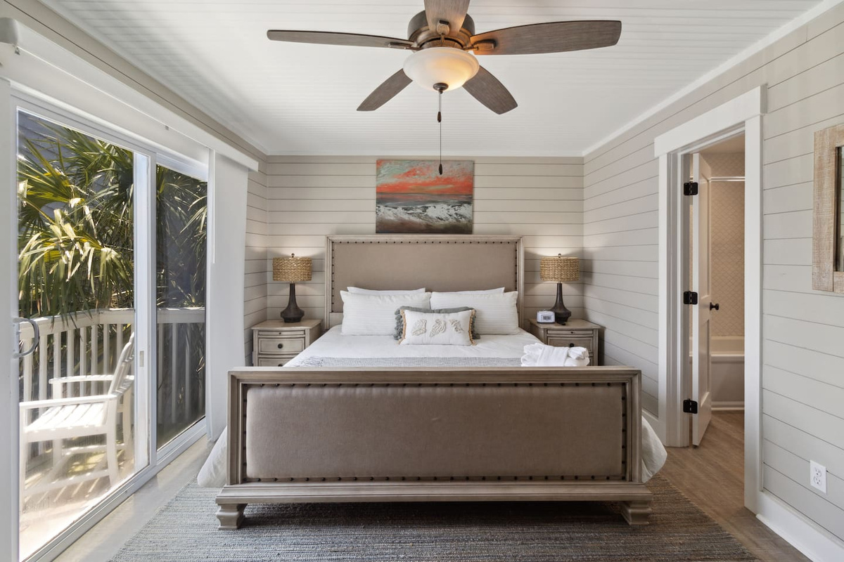 The second king suite &mdash; private ensuite, tropical balcony, Smart TV. This isn't the lesser room.