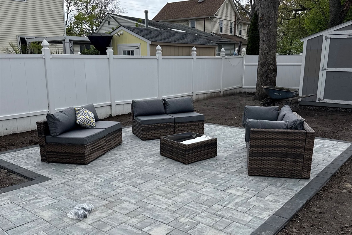 Landscaping still in progress 
