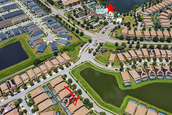 The Windsor At Westside Clubhouse And Water Park Is Only A Short 3 Block Walk From The Home