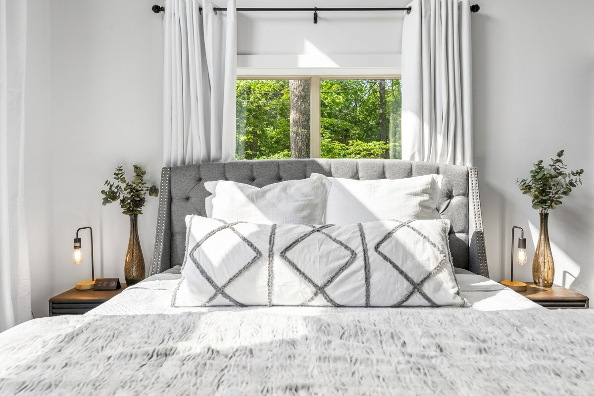 After a long day exploring, sink into the plush king size mattress and be transported into a blissful night sleep