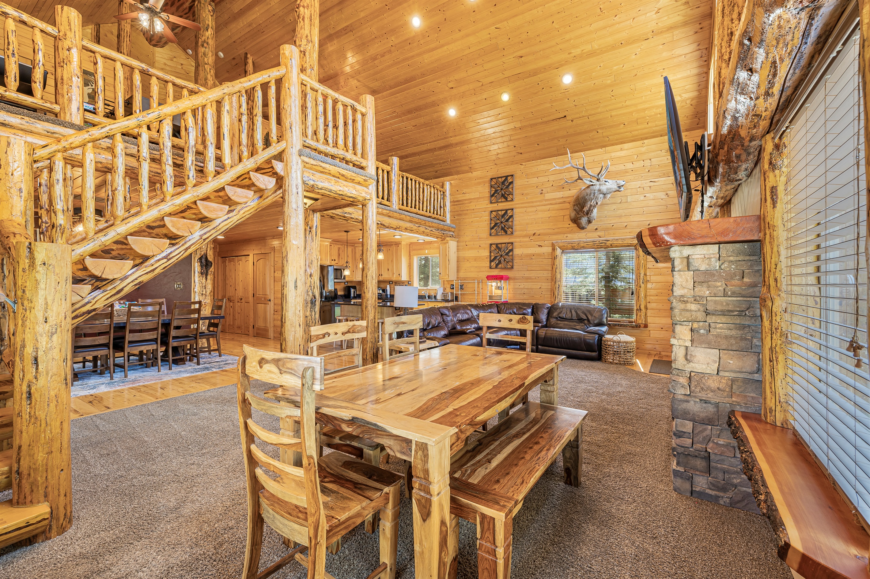 Dining & Living Room area