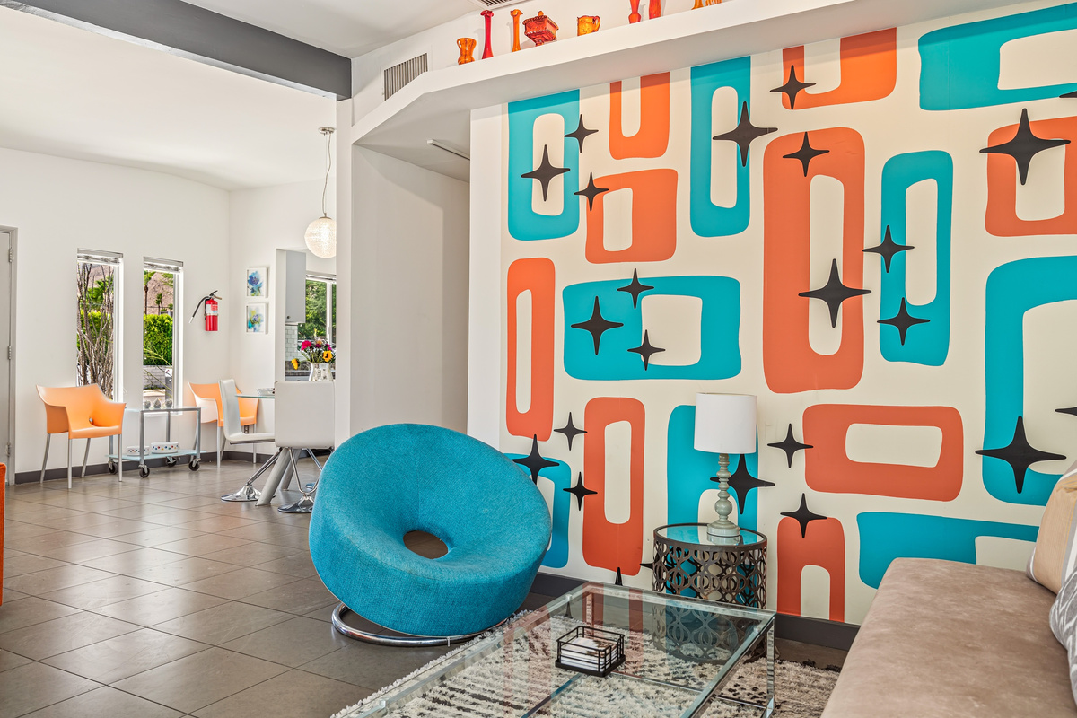 Splash of mid century color