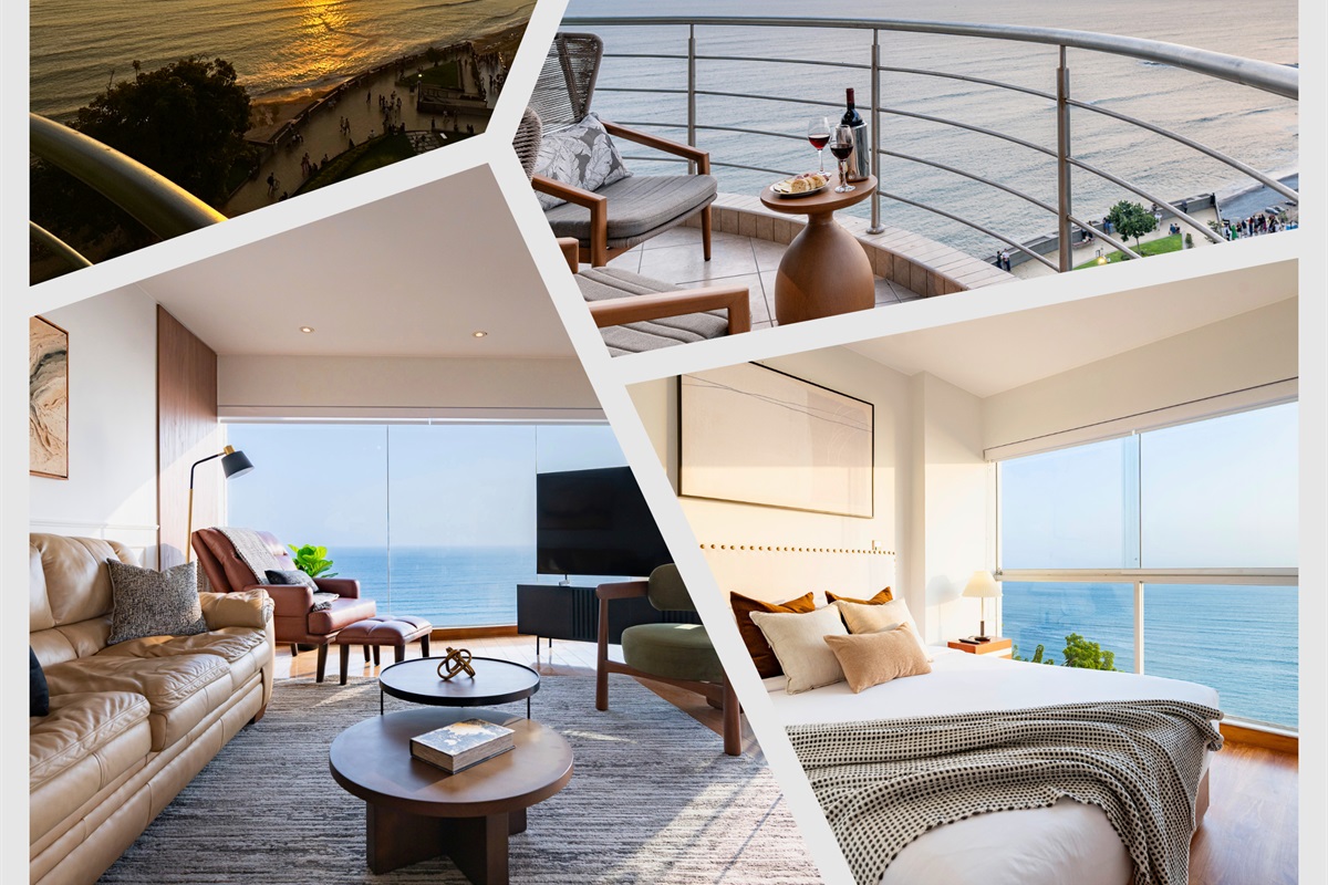 ALU Luxe 8 | Panoramic Oceanfront | Larcomar | 4BR