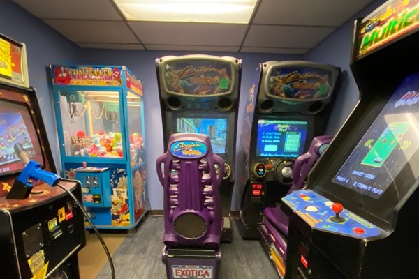 Arcade room located in the All Seasons Center