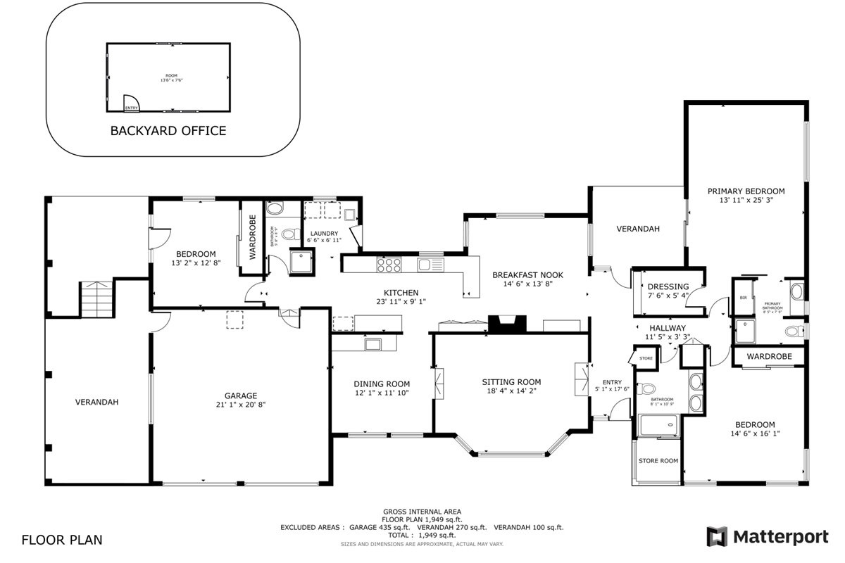 3 bedrooms each with their own bathroom