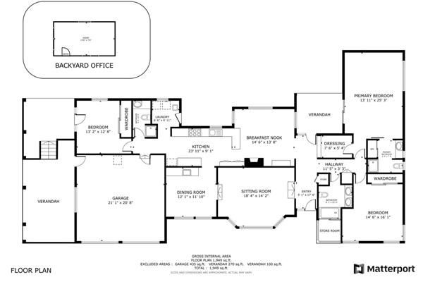 3 bedrooms each with their own bathroom