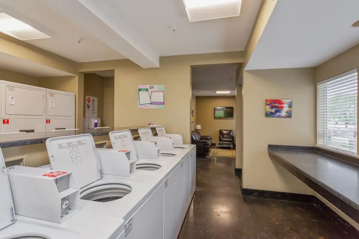 On-Site Laundry facility