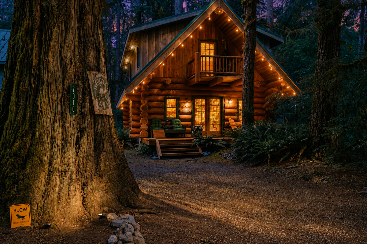 Cozy cabin in beautiful Glacier