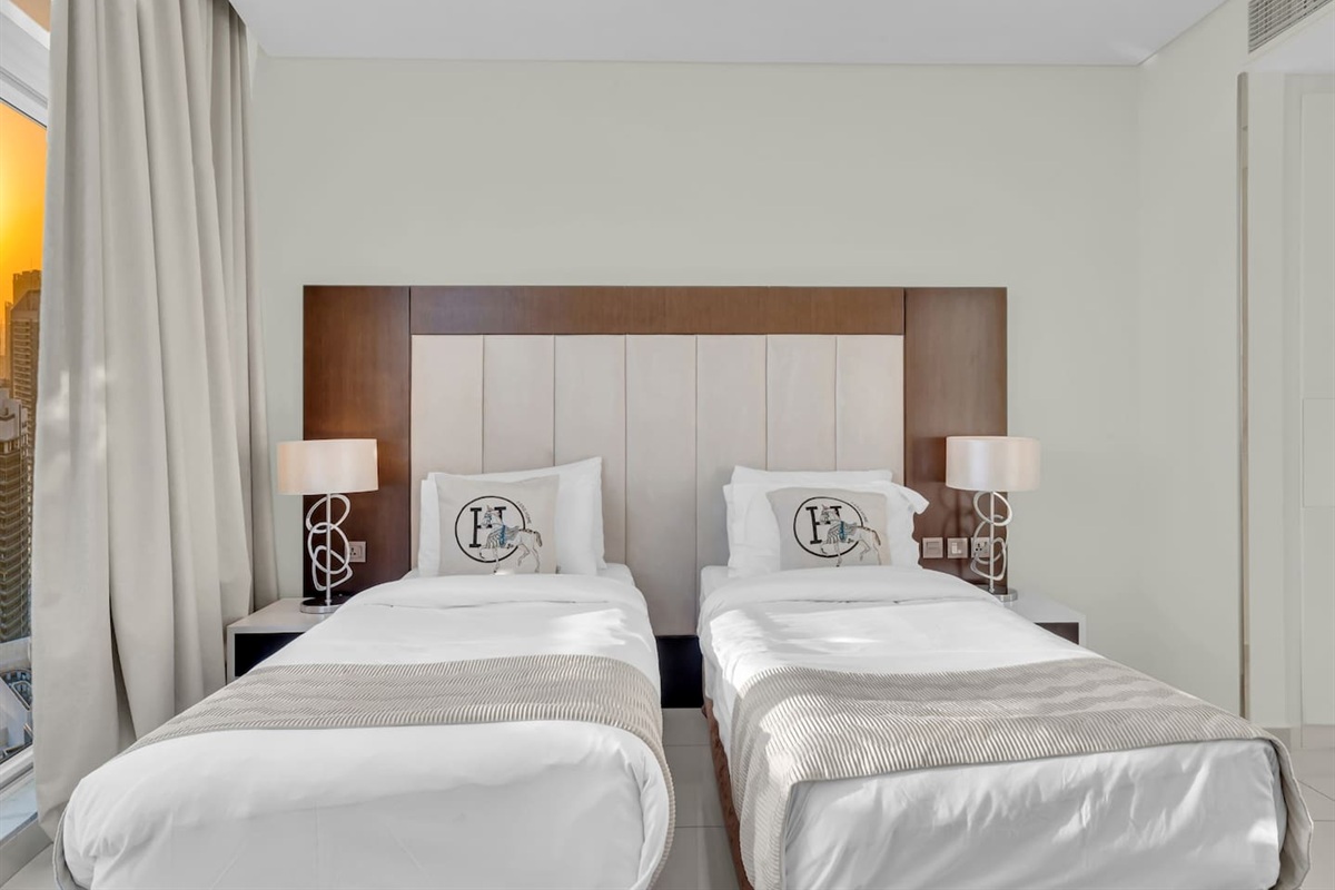 Bedroom with panoramic view