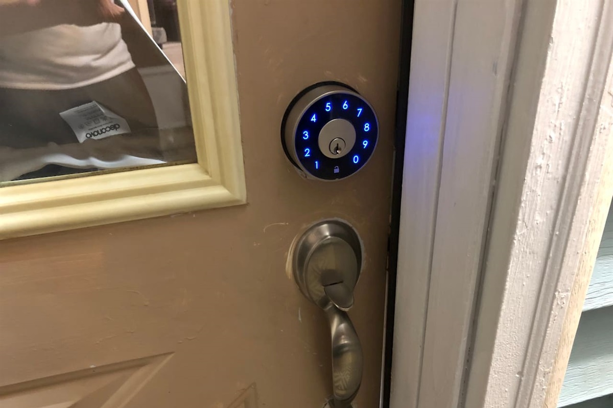 Smart-lock code access is made by Sifely. a 4-digit code will be shared along with instructions after booking with us. 