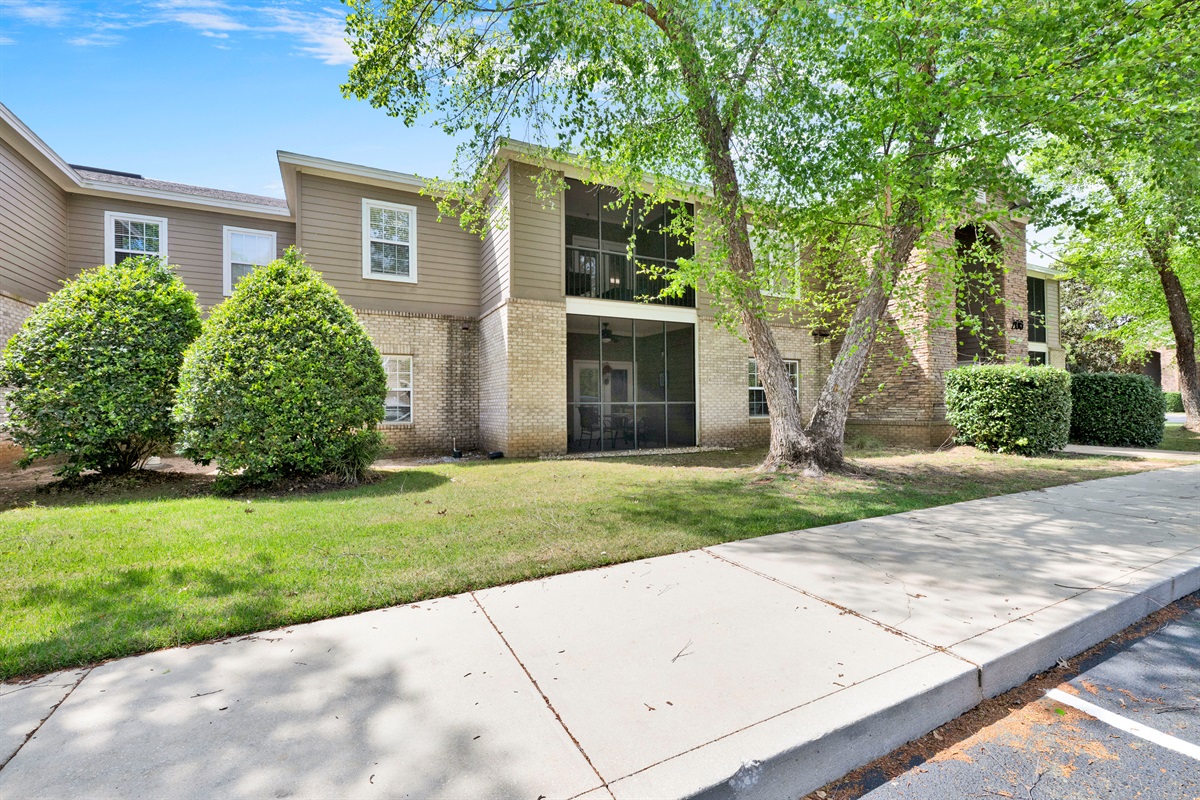 Outside view of the building 