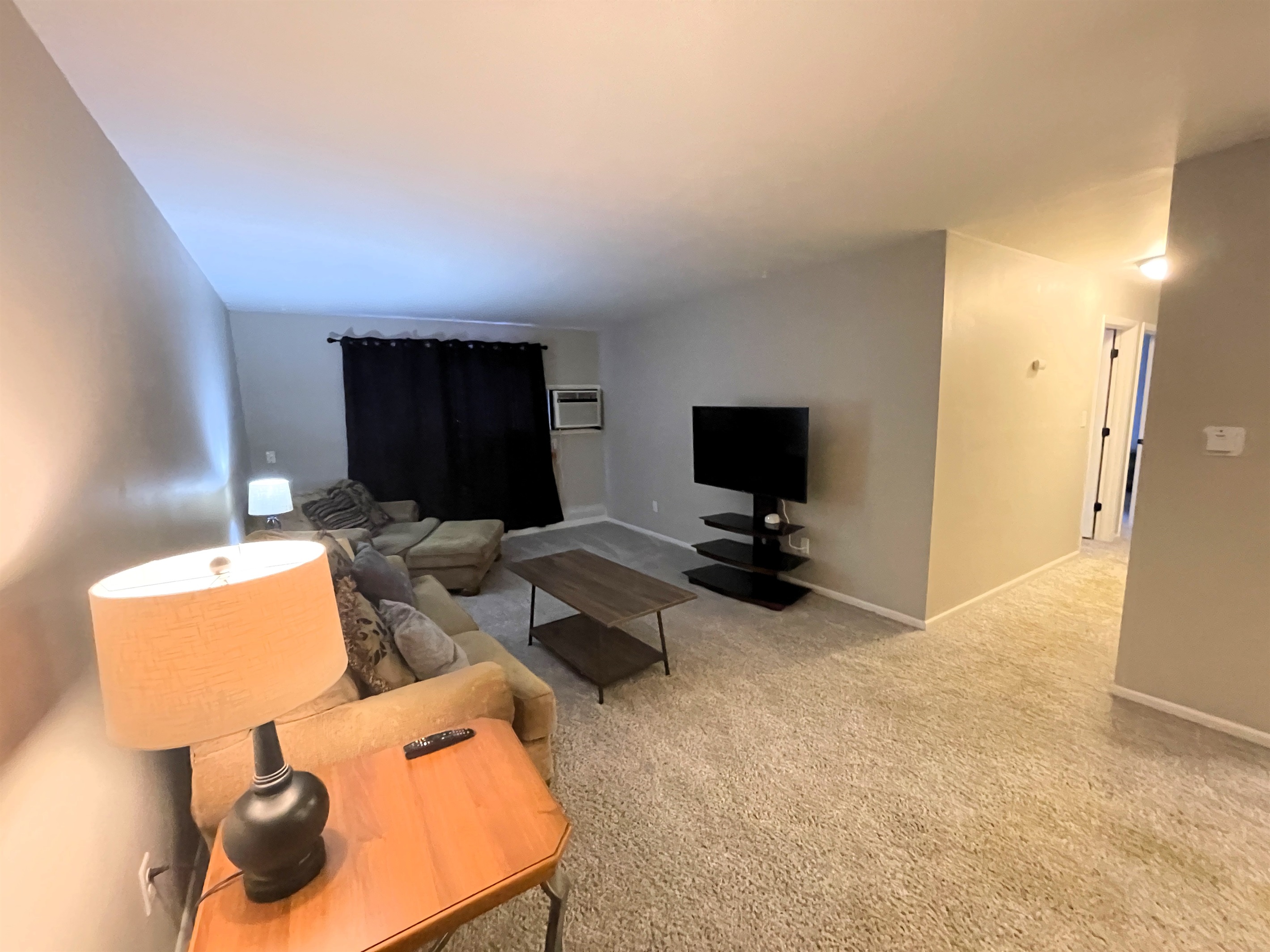 Living room with 50" Smart TV