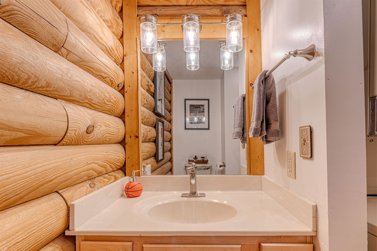 Main floor half bathroom