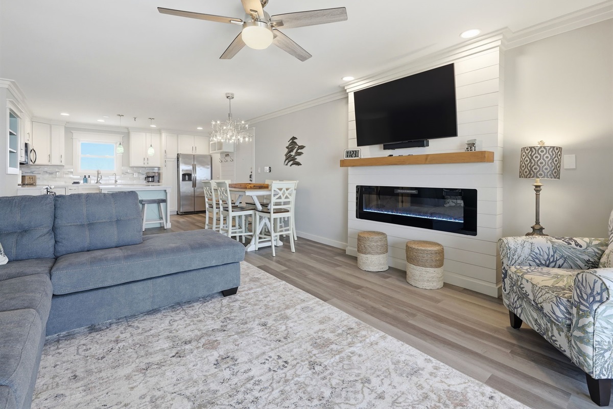 Coastal comfort with modern touches throughout