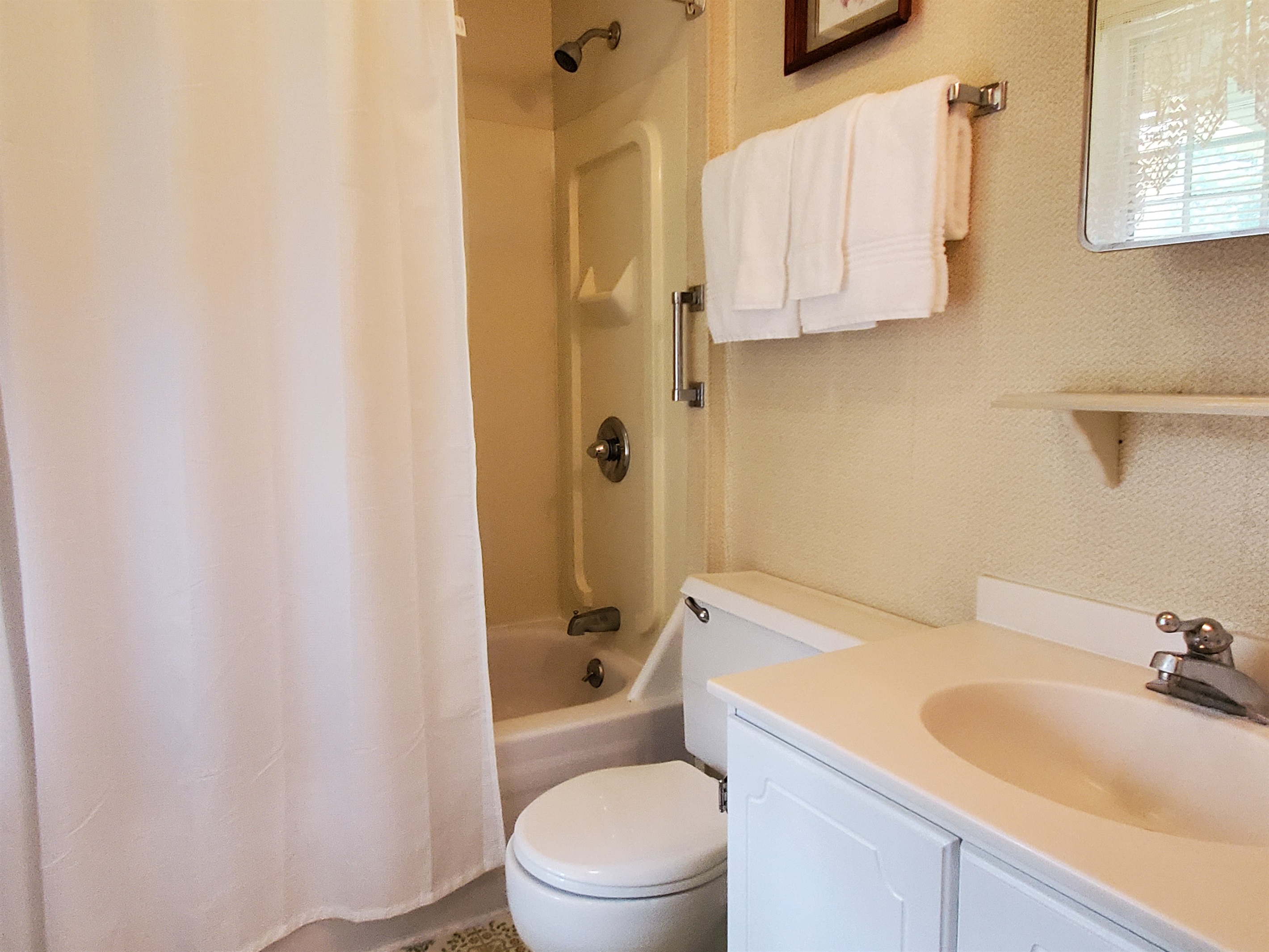 Bath w/ shower & tub