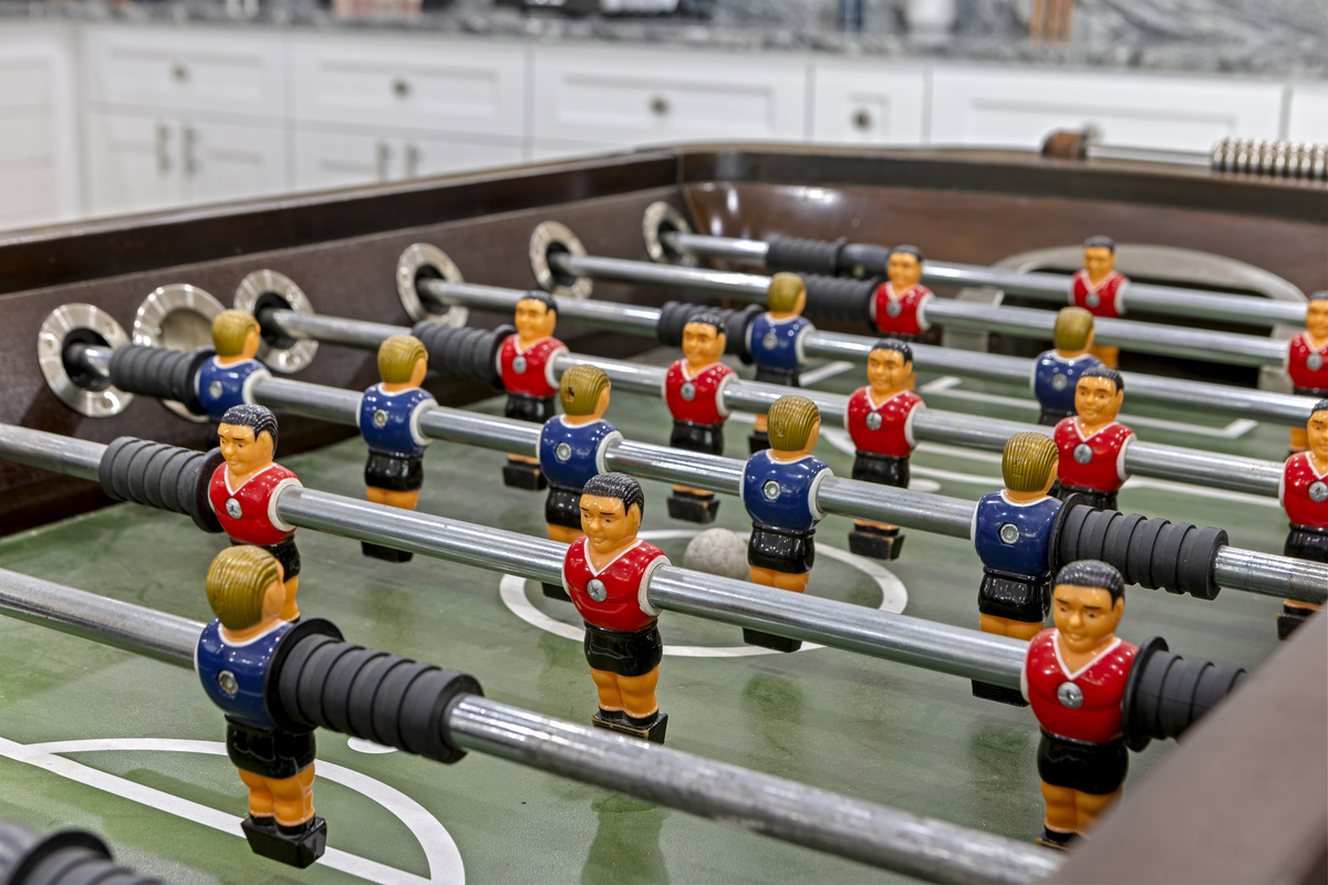 Game Room: Challenge your friends to foosball in this fun-filled space!