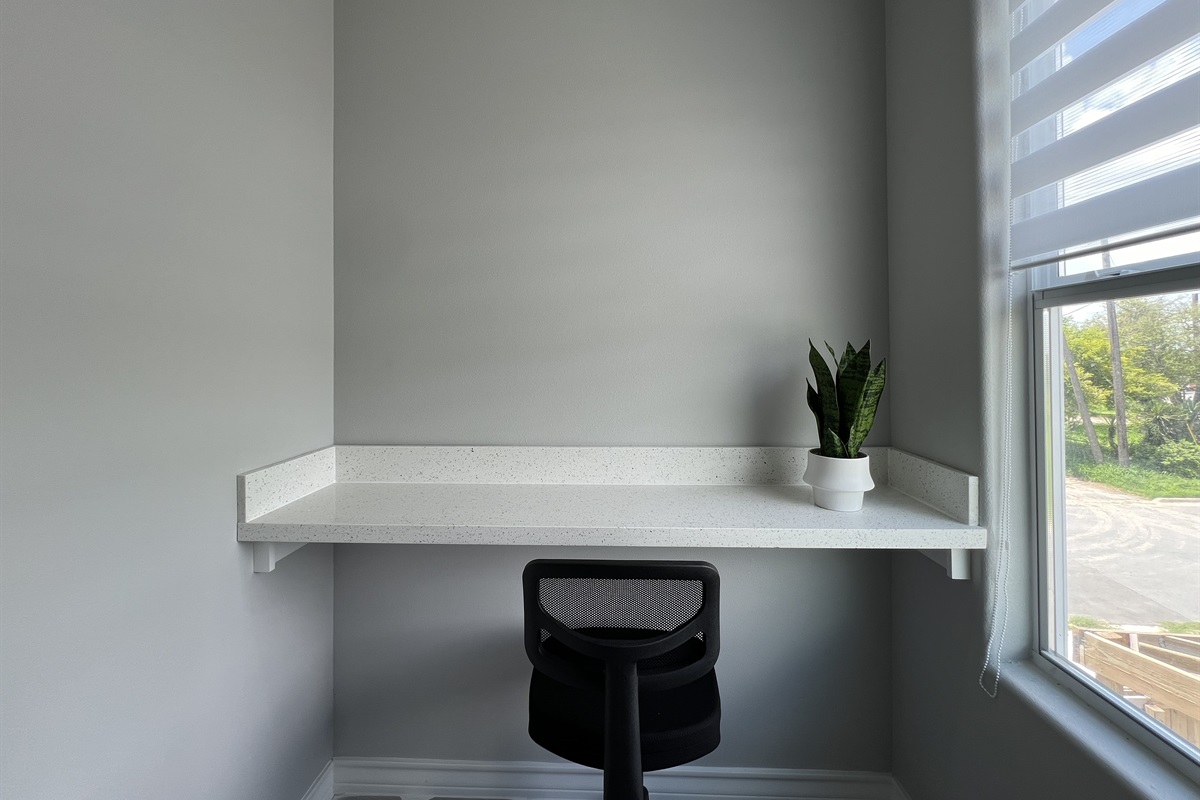 Work Station in Primary Bedroom