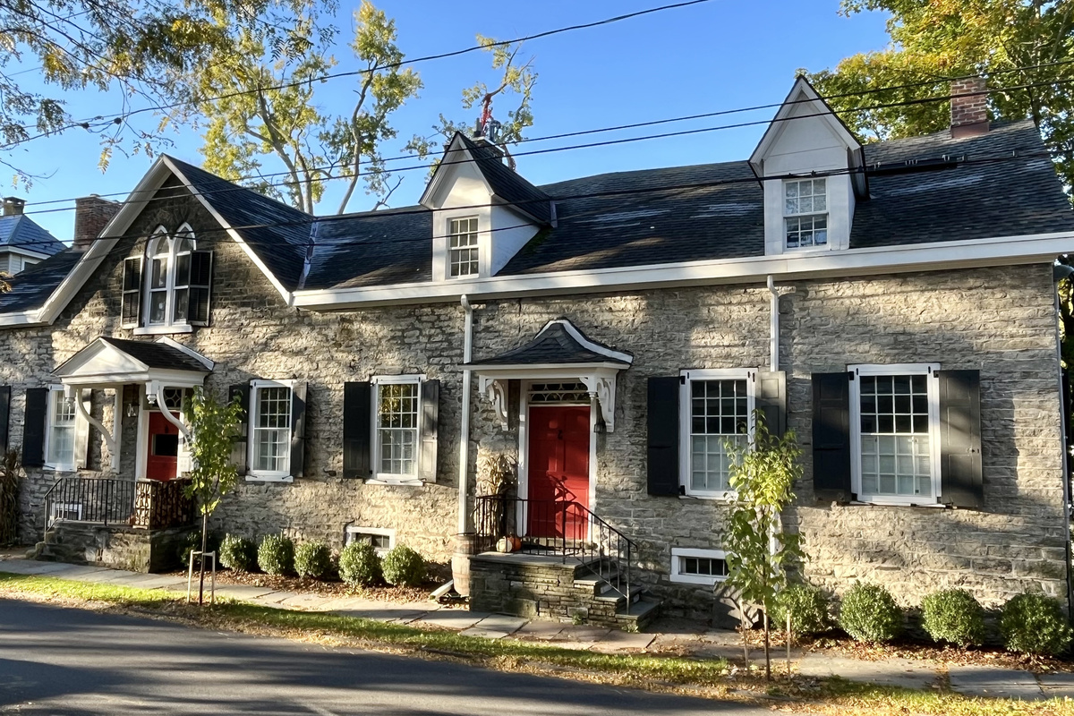 The house from Green Street in the fall