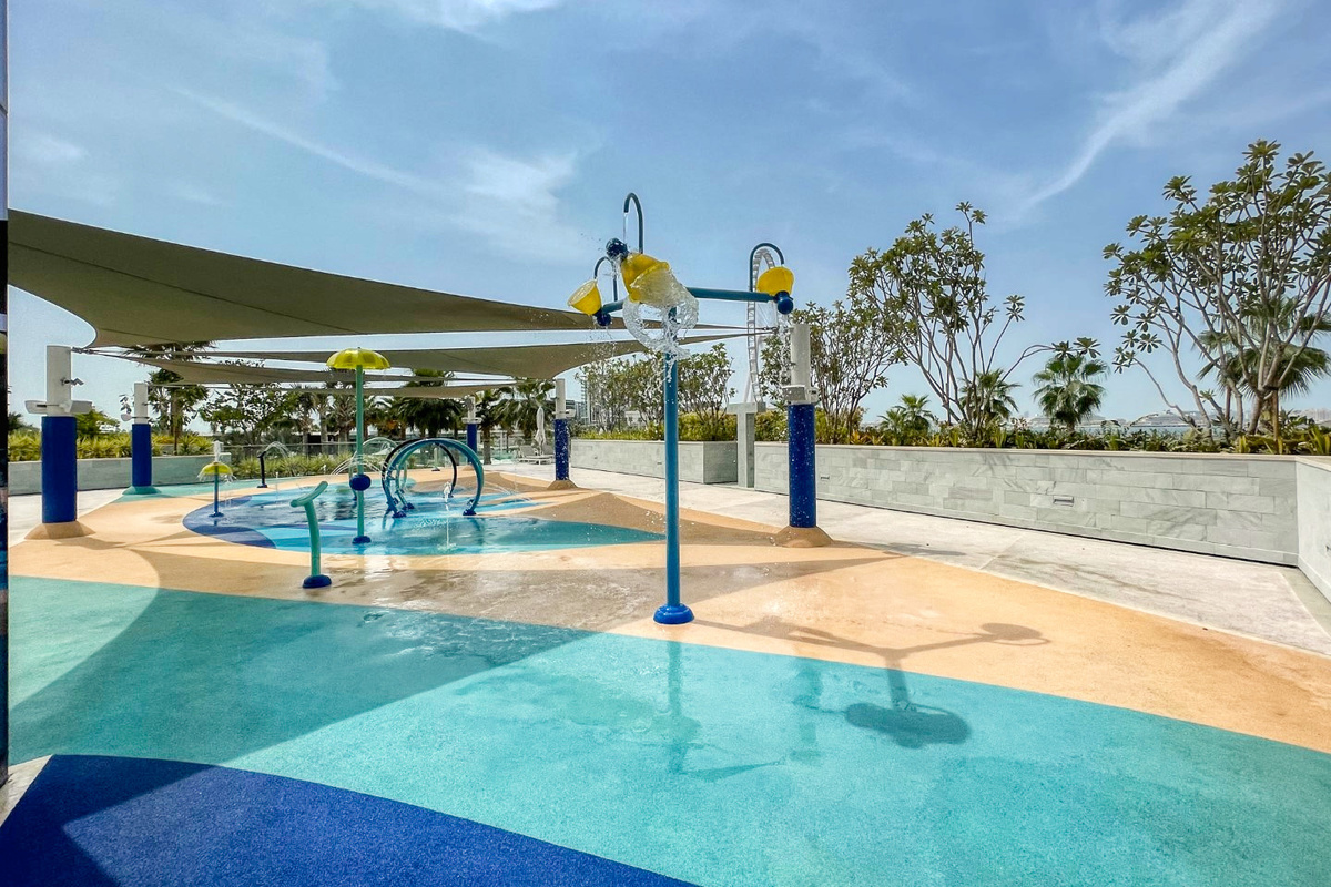 Kids water playground