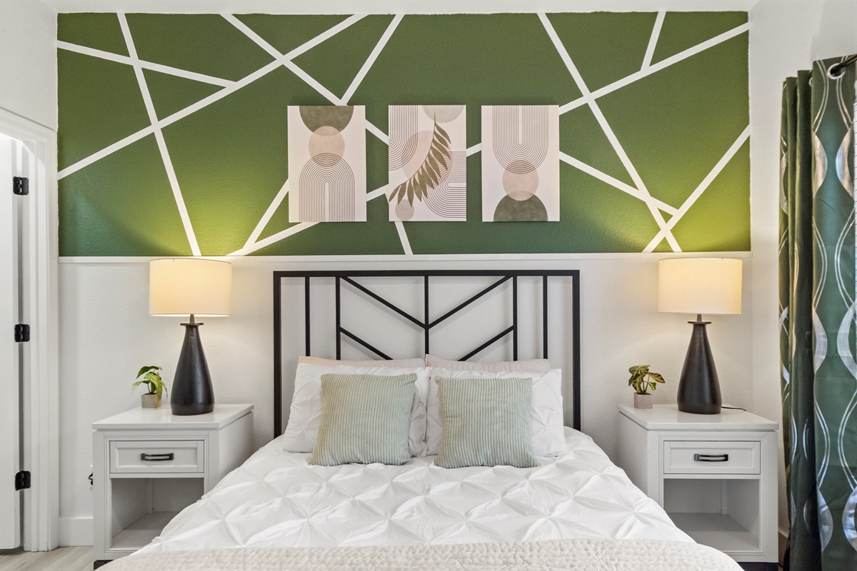 Comfortable bedroom perfect for couples, families, or solo travelers.