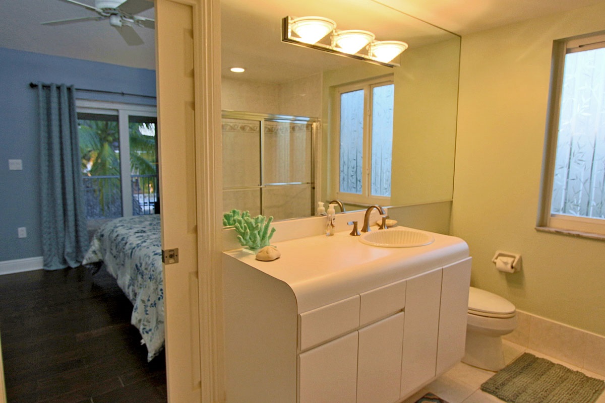 Hallway bathroom
