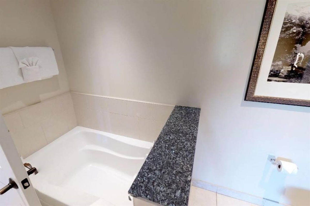 Bathroom with Tub and separate shower