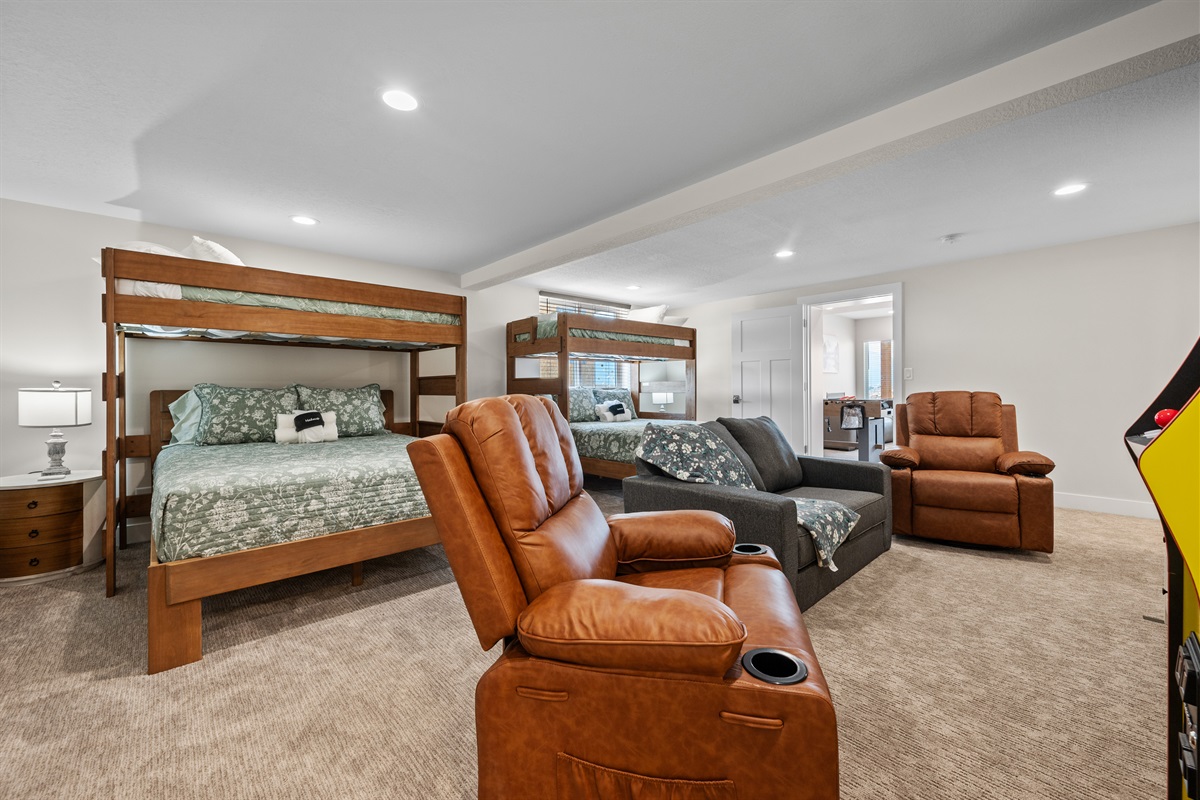 The family will love this room to escape from the group.