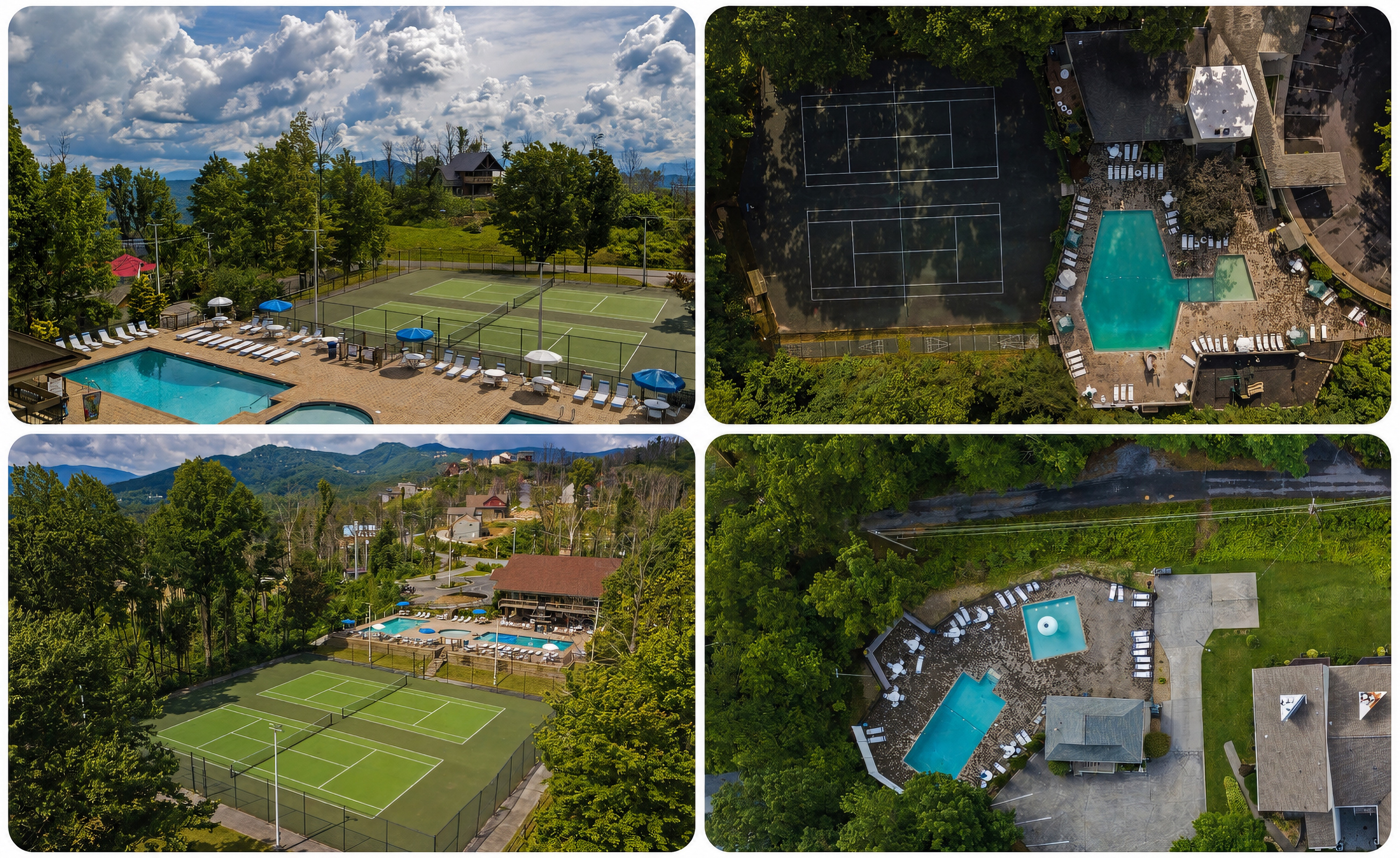 3 Pools and clubhouses to choose from with tennis, pickleball, home-style fitness center, and more! Note that courts are lighted for night-play!