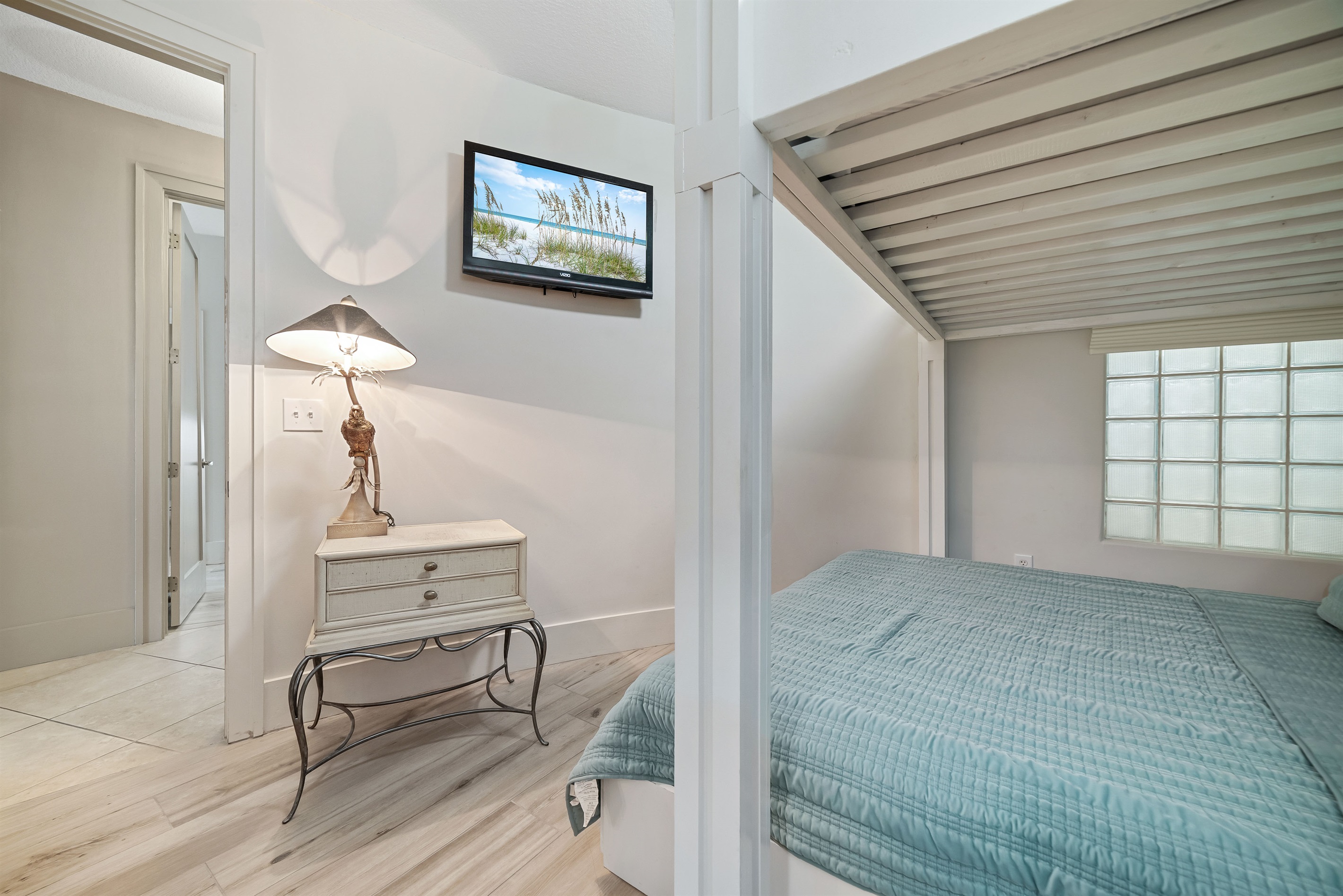 More room for everyone! Our convenient bunks are ready for your next family getaway.