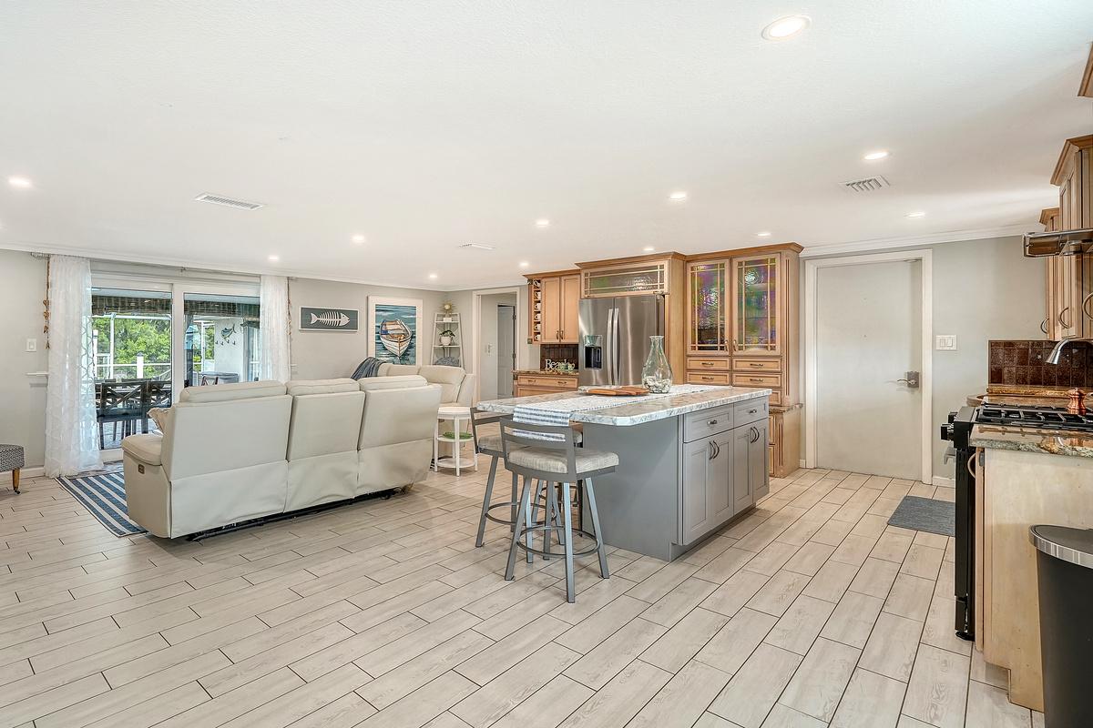 Open floor plan 