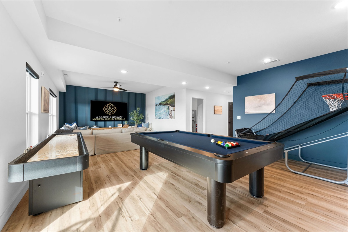 Lower level living room
