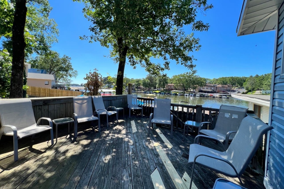 Deck Retreat: Enjoy stunning waterfront views from a spacious deck perfect for relaxation!