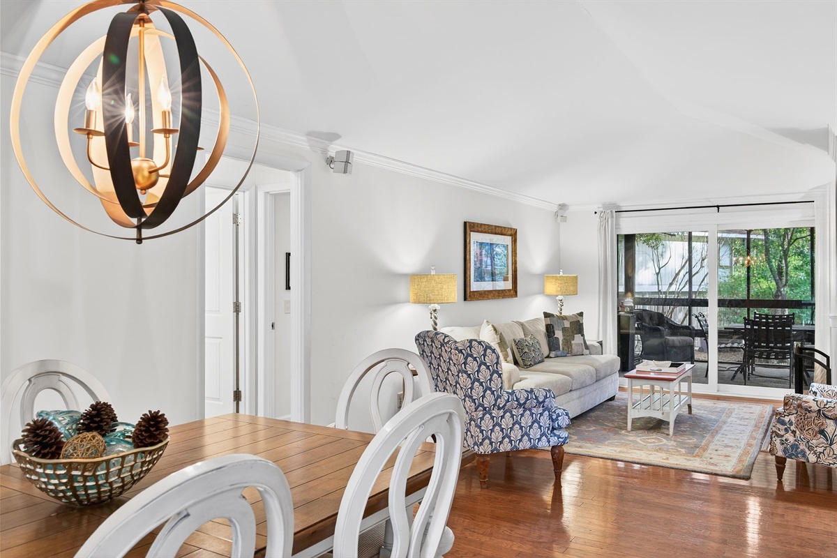 Kitchen and Living Room