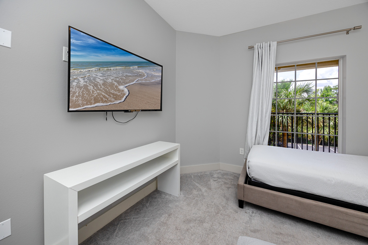 Smart tv in bedroom