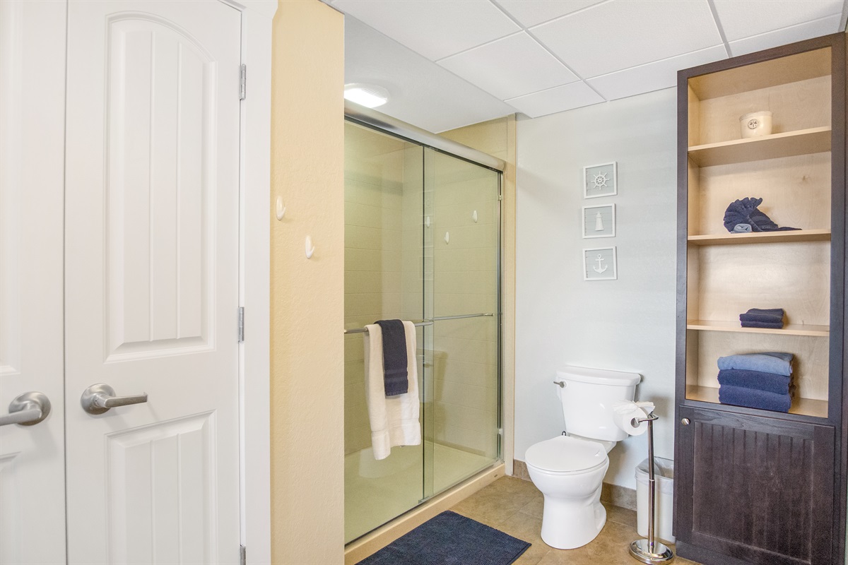 Back bathroom - walk in shower