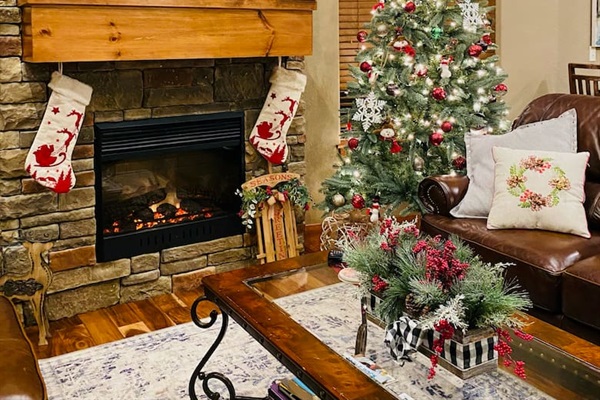 Decorated for Christmas!