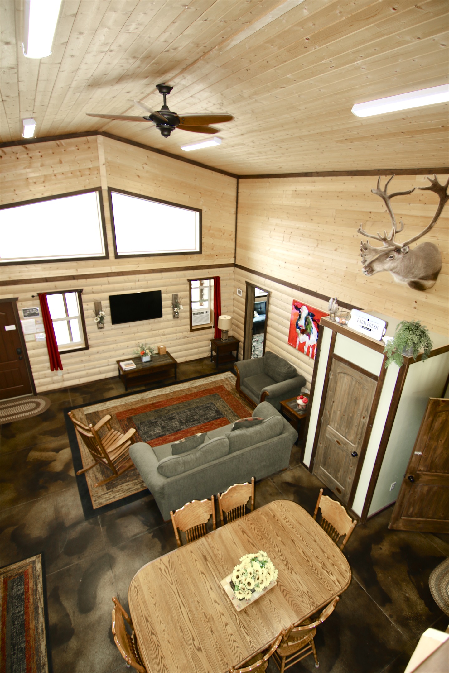 Loft View of Living Room