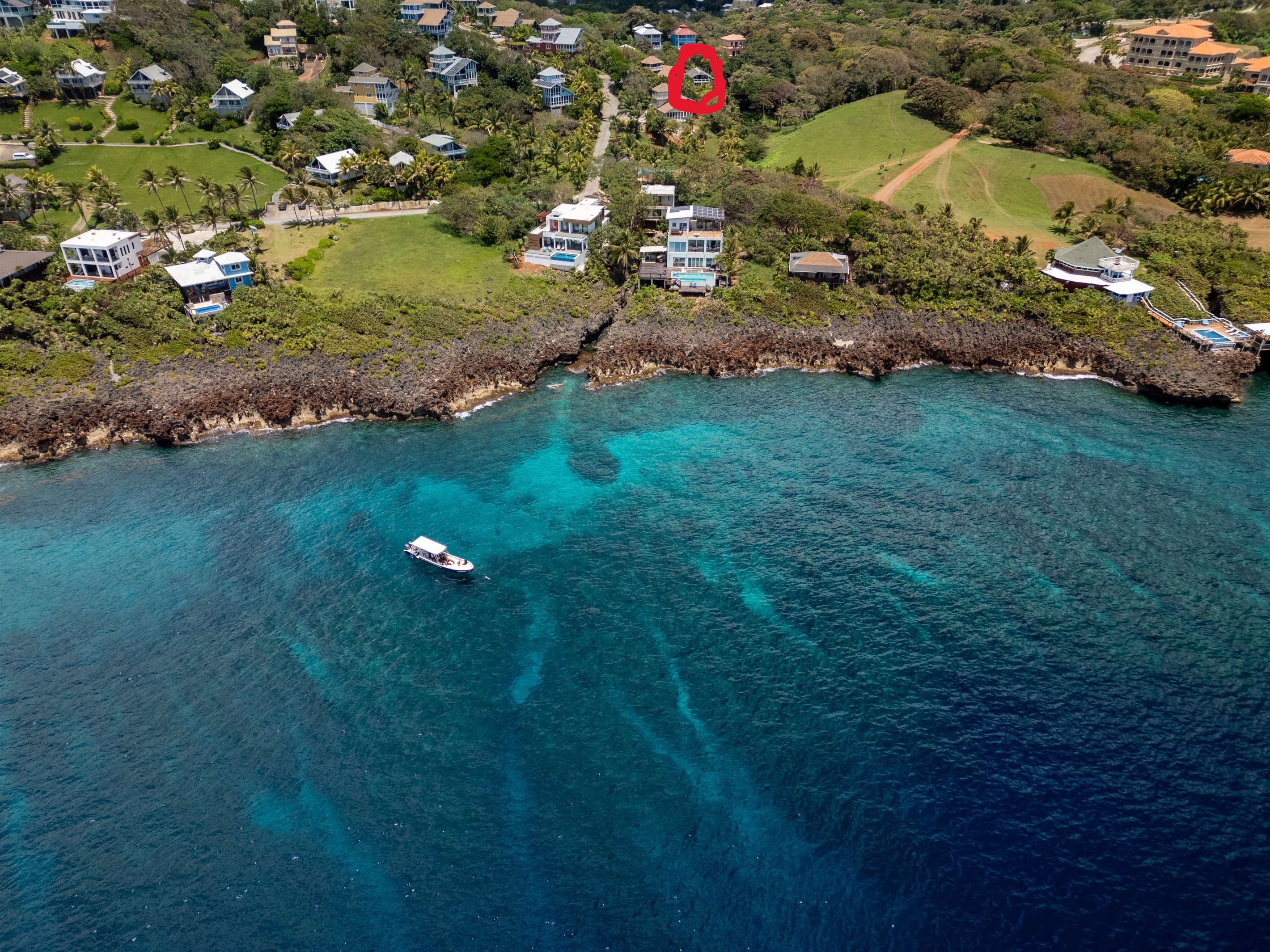 Arial View from Iron Shore