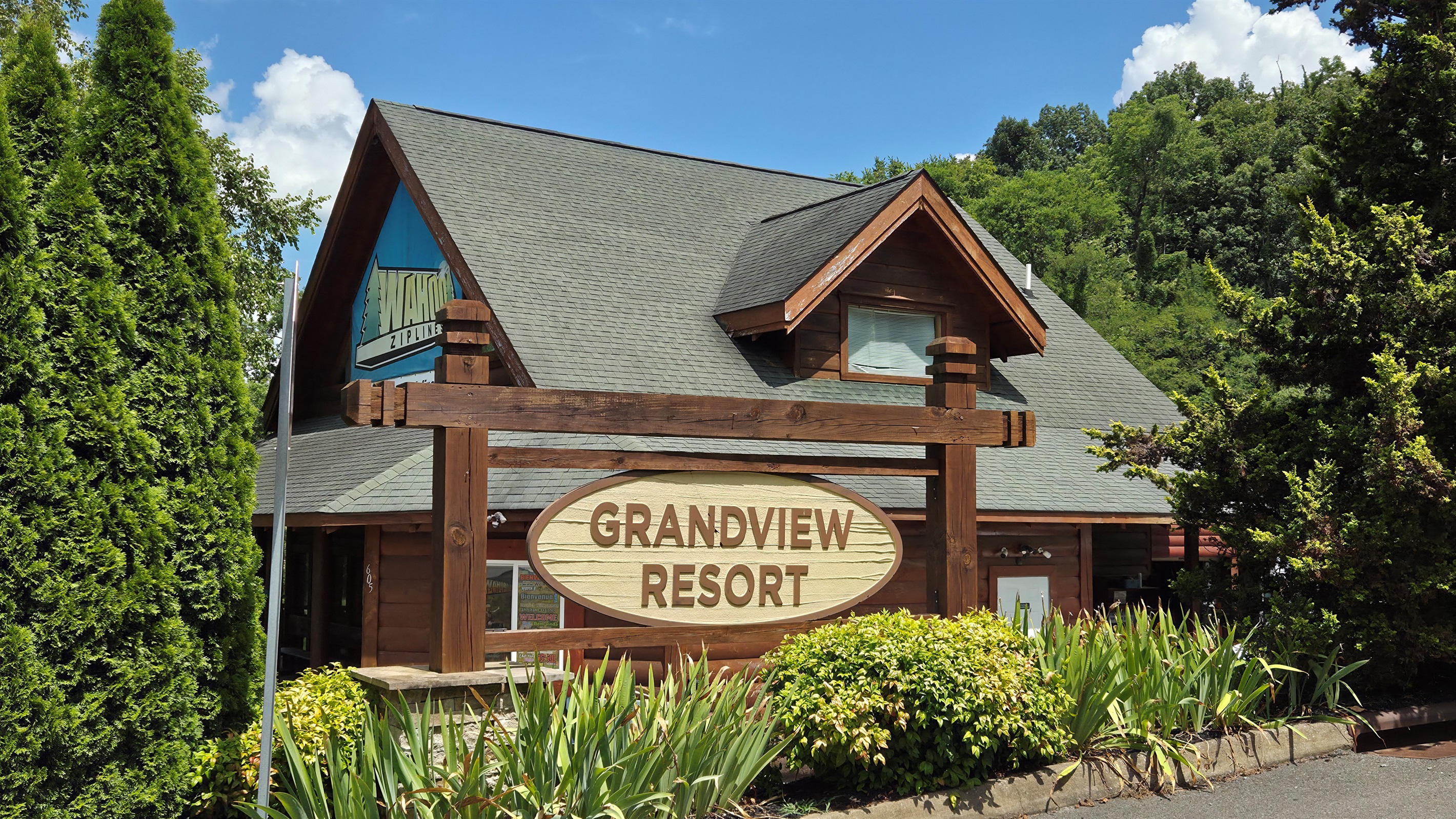 Grandview Resort guests staying at our cabin get 50% Off at Wahoo Zipline