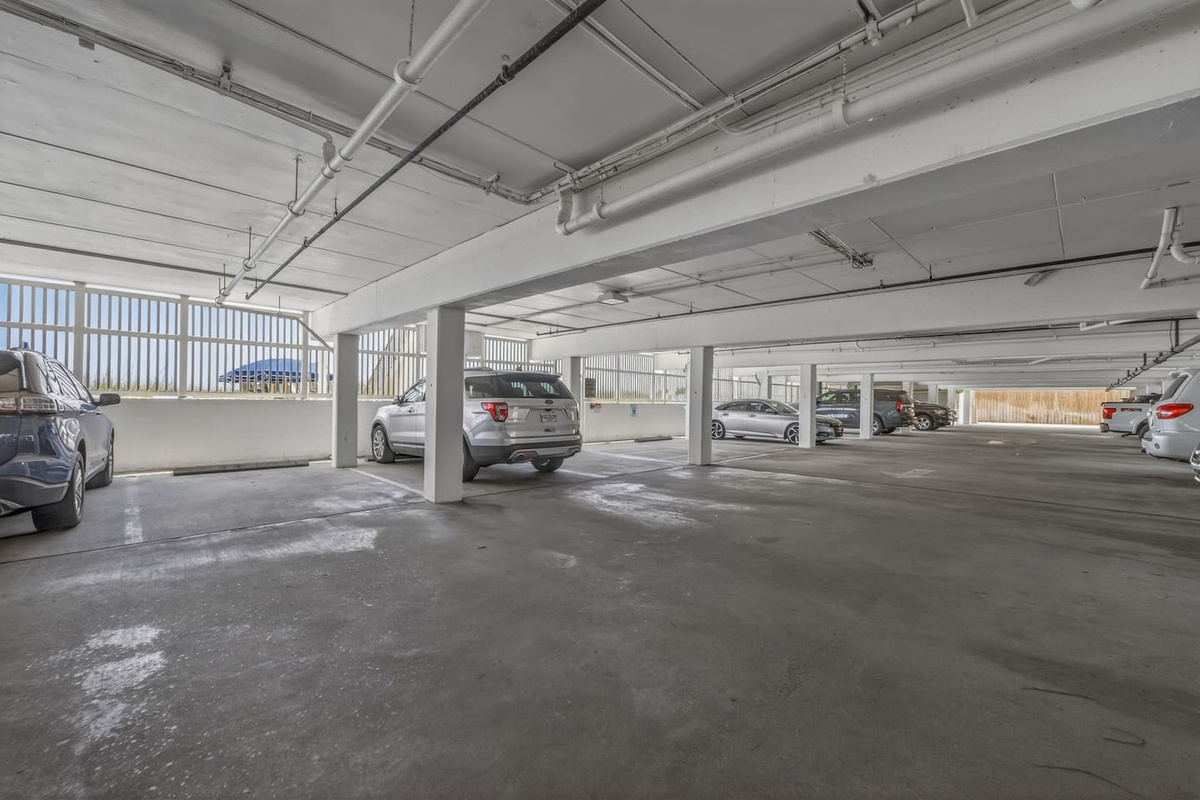 Covered garage parking: two spaces included with the condo per stay.