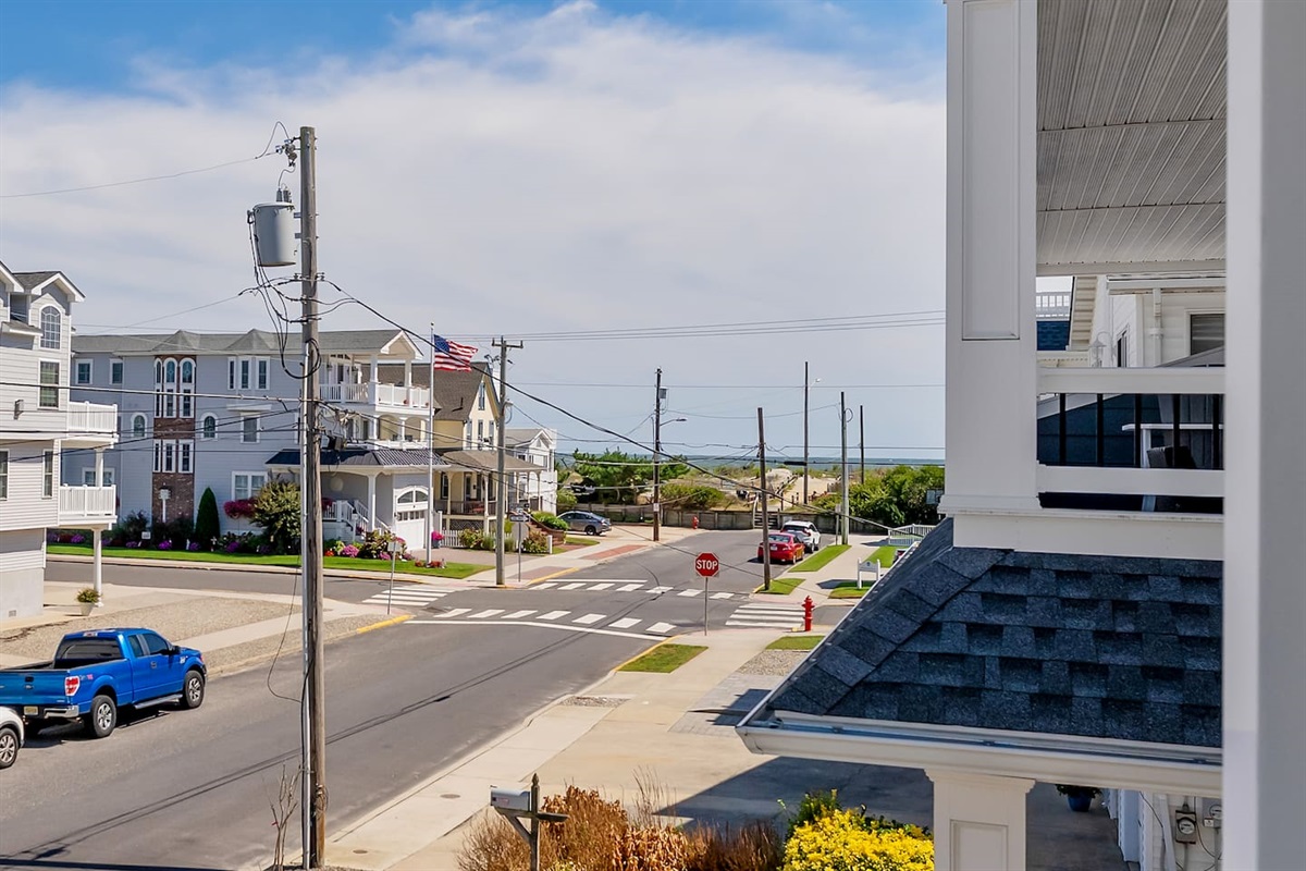 View of Ocean from front of property. 